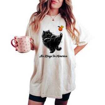 No Kings In America We The People Political For Women Women's Oversized Comfort T-shirt - Thegiftio UK