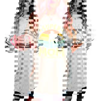 Super Mom Mama Mommy Vintage Mom Women's Oversized Comfort T-shirt | Mazezy