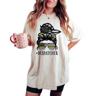 Th Dispatcher Life Mom Dispatcher Lover Women's Oversized Comfort T-shirt - Thegiftio UK
