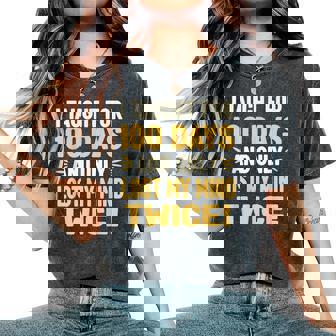 100 Days Of School Teacher 100Th Day Of School Women's Oversized Comfort T-Shirt - Monsterry