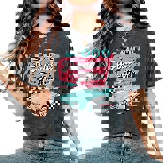 50S Rockabilly Vintage 1950S Clothing Sock Hop Men Women's Oversized Comfort T-Shirt | Mazezy