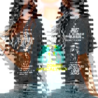 Apocalypse Survival & Zombie Invasion Bouldering Women's Oversized Comfort Colors T-Shirt - Monsterry