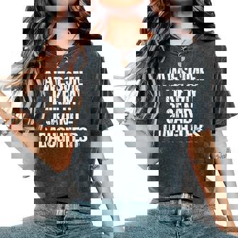 Awesome Like My Granddaughters Mother's Day Father's Day Women's Oversized Comfort T-Shirt - Thegiftio