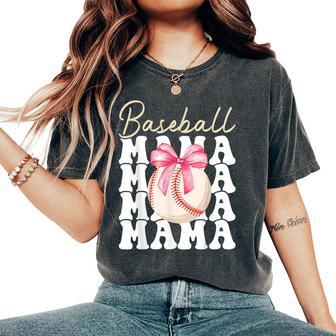 Baseball Mama Mother's Day Baseball Mom Women's Oversized Comfort T-Shirt - Thegiftio UK