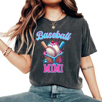 Baseball Mimi Ice Cream Drip Mother's Day Women's Oversized Comfort T-Shirt - Thegiftio UK