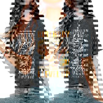 Birthday Queen I Dont Get Older I Level Up Womans Birthday Women's Oversized Comfort T-Shirt - Monsterry