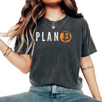 Bitcoin Miner Plan B Bitcoin T-shirt oversize confortable pour femme - Cadeauxyz