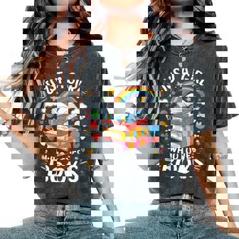 Bookworm Just A Girl Who Loves Books Women's Oversized Comfort T-Shirt | Seseable CA