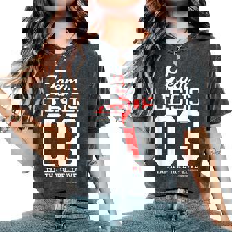 Christian Team Jesus 03 Faith Hope Love Women's Oversized Comfort T-Shirt | Seseable UK