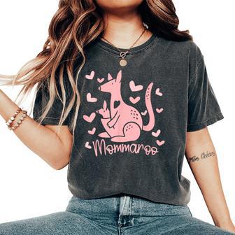 Cute Mommaroo Kangaroo Pregnancy Pregnant Women's Oversized Comfort T-Shirt - Thegiftio UK