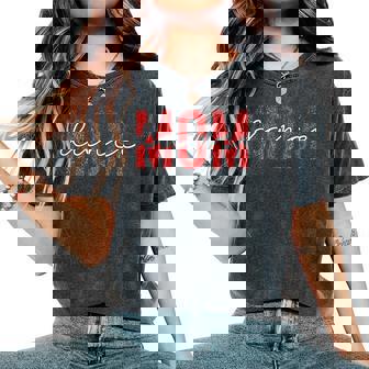 Dance Mom Red Dancers Family Dance Mom Women's Oversized Comfort T-Shirt | Mazezy