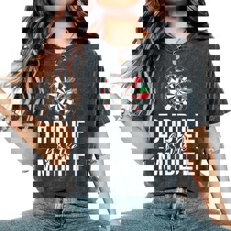 Diddle For The Middle Pub Dart Player Women's Oversized Comfort Colors T-Shirt - Monsterry
