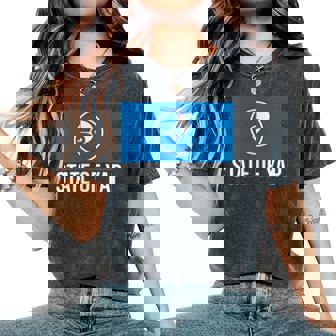 Drapeau De L'état Du Yap Colonie Micronésie Yapese T-shirt oversize confortable pour femme - Cadeauxyz