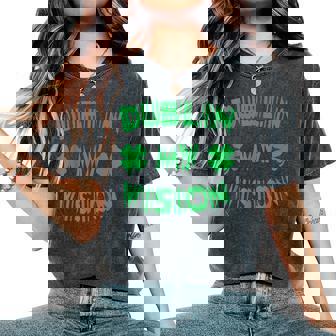 Dublin My Vision St Patrick's Day Drunk Irish Festival Women's Oversized Comfort T-Shirt - Thegiftio