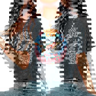 Earth Day Sea Turtle World Save The Ocean Save The Planet Camiseta extragrande cómoda para mujer - Regaloses