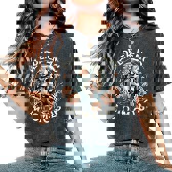 Elder Emo Mom Club Skeleton Mom Mother's Day Women's Oversized Comfort T-Shirt - Thegiftio