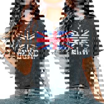 England Union Jack UK Flag Country Men Women Christmas Tank Top Women's Oversized Comfort Colors T-Shirt - Monsterry