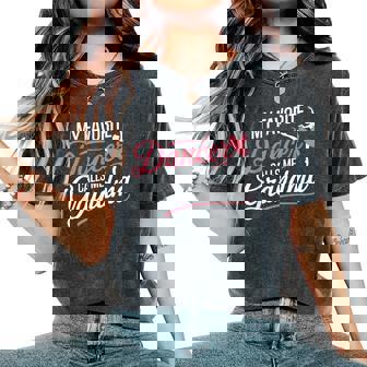 My Favorite Dancer Calls Me Grandma Dance Womens Women's Oversized Comfort T-Shirt | Mazezy