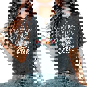 My Favorite People Call Me Gran Floral Birthday Gran Women's Oversized Comfort T-Shirt - Thegiftio UK