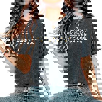 Foxtrot Tango Delta Groovy Retro Women's Oversized Comfort T-Shirt | Mazezy