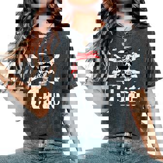 Pi-Rate Math Teacher Happy Pi Day Lover Women's Oversized Comfort T-Shirt | Mazezy