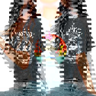 Punk Panda Música Punk Rock Rocker Punker Camiseta extragrande cómoda para mujer - Regaloses