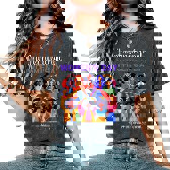 Women's Day 8 Mars 2025 Journée Internationale Des S T-shirt oversize confortable pour femme - Cadeauxyz