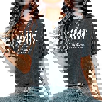 Gammy For Mother's Day Idea For Grandma Gammy Women's Oversized Comfort T-Shirt | Mazezy
