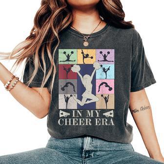 Girl In My Cheer Era Cheer Leader Cheerleading Women's Oversized Comfort T-Shirt - Thegiftio UK