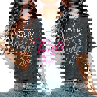 Girls Trip Puerto Rico 2025 Vacation Weekend Birthday Squad Women's Oversized Comfort T-Shirt - Monsterry