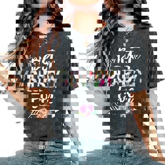 Grandma Best Bubby Ever Flower Women Women's Oversized Comfort T-Shirt | Seseable CA