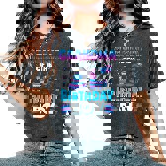 Grandma Birthday Boy Llama Pinata Party Matching Family Women's Oversized Comfort T-Shirt - Thegiftio