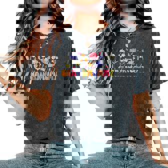 Grandmommy Life Grandma Proud Family Mother's Day Camiseta extragrande cómoda para mujer - Regaloses