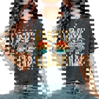 Groovy Grandpa Aesthetic Nostalgia 70'S Retro Grandpa Camiseta extragrande cómoda para mujer - Regaloses