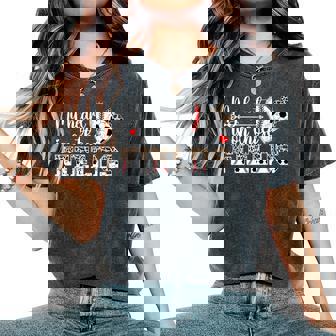 My Heart Is On Those Fields Baseball Soccer Mom Women's Oversized Comfort T-Shirt - Seseable