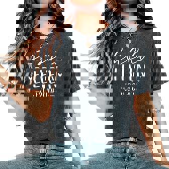 Hello Eleven Est 2014 11Th Birthday Girl 11-Year-Old Women's Oversized Comfort T-Shirt - Thegiftio UK
