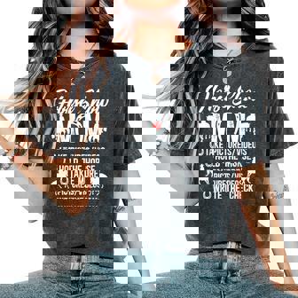 Horse Show Mom Definition Equestrian Mom Horse Show Mama Women's Oversized Comfort T-Shirt - Seseable