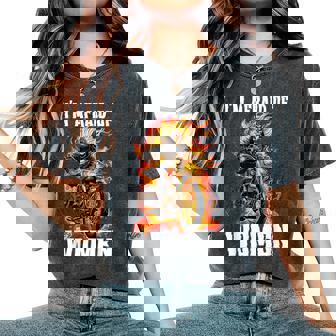 I'm Afraid Of Cringe Skeleton Camiseta extragrande cómoda para mujer - Regaloses