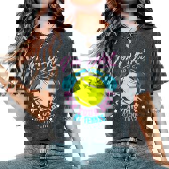 I'm Hot And I Can Kick Your Butt At Tennis Player Women Girl Women's Oversized Comfort Colors T-Shirt - Monsterry