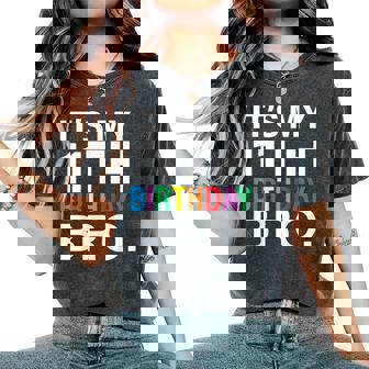 It's My 11Th Birthday Bro 11Th Birthday Broma 11 Years Camiseta extragrande cómoda para mujer - Regaloses