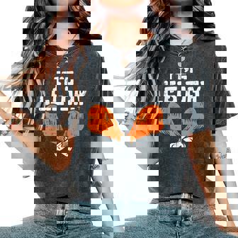 It's Leg Day Turkey Legs Pun Thanksgiving Men Women Women's Oversized Comfort Colors T-Shirt - Monsterry