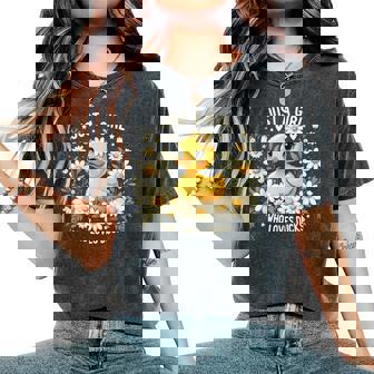 Just A Girl Who Loves Ducks Girl Cute Duck Women's Oversized Comfort T-Shirt - Monsterry