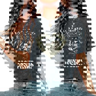 Just Girl Who Loves Opossums I Love Possums Wild Animal Women's Oversized Comfort T-Shirt - Monsterry