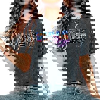Las Vegas 2024 Trip Vegas Baby Fun Time Nightlife Women's Oversized Comfort Colors T-Shirt - Monsterry
