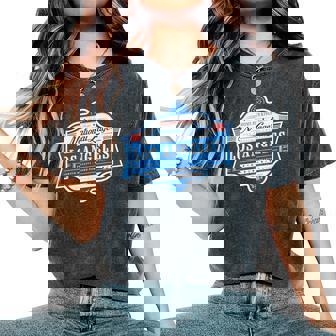 Los Angeles Beer Label Angelino Pride T-shirt oversize confortable pour femme - Cadeauxyz