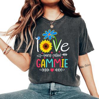 I Love Being Called Gammie Grandma Mother's Day Women's Oversized Comfort T-Shirt - Thegiftio UK