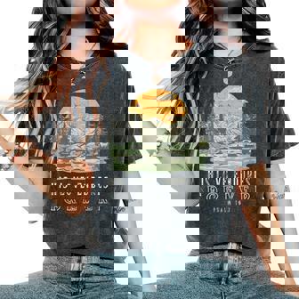 His Love Endures Forever Psalm 107 Boho Christian Bible Women's Oversized Comfort Colors T-Shirt - Monsterry