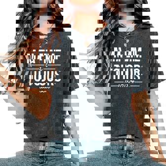 Ma A Toujours Raison Blague Homme Couple T-shirt oversize confortable pour femme - Cadeauxyz