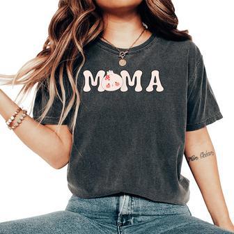 Mama Of The Dumpling First Birthday Baby Matching Top Women's Oversized Comfort T-Shirt - Thegiftio UK