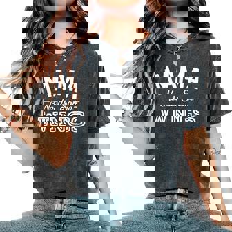 Mama Needs Some Chicken Wings Amazing Moms Mother's Day Women's Oversized Comfort T-Shirt | Mazezy